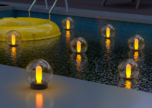 Floating Flame Light